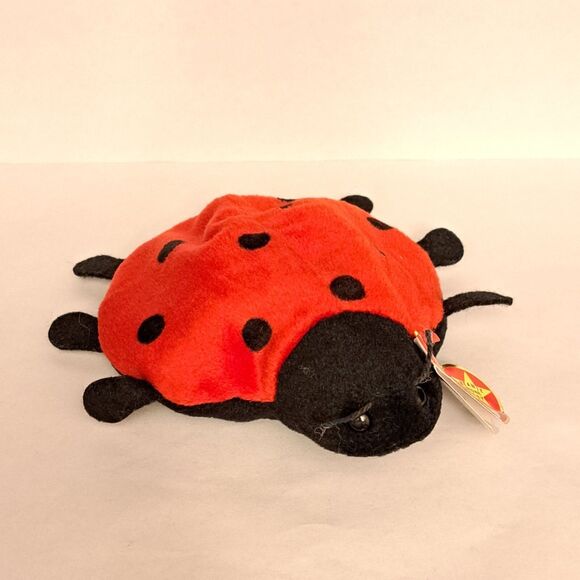 Ty Other - Vintage TY Beanie Baby "LUCKY" The Ladybug with Spots/Errors 1993